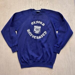 Vintage Oxford University Sweatshirt – Made in UK